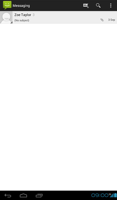 Press the new message icon.