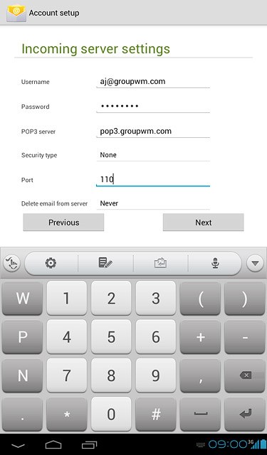 Press the drop down list next to Delete email from server.