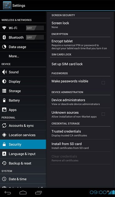 Press Screen lock.
