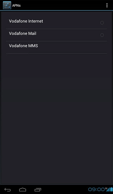 Press the home icon to return to standby mode.