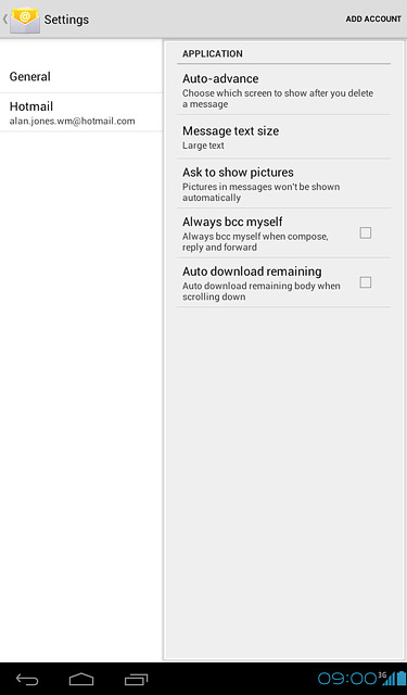 Press the home icon to return to standby mode.