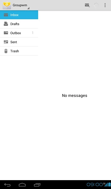 Press the home icon to return to standby mode.