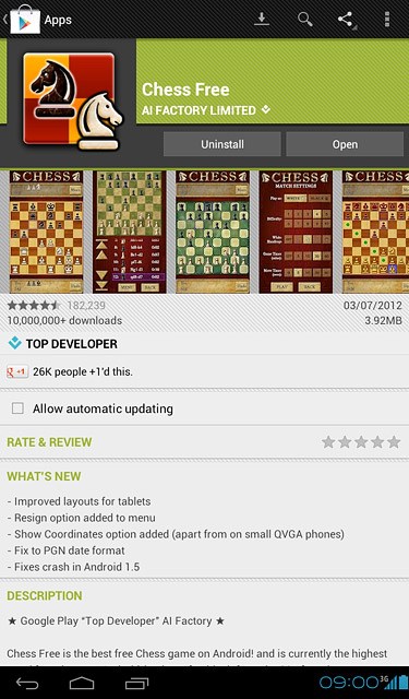 Follow the instructions on the display to download and install the app.Press the home icon to return to standby mode.