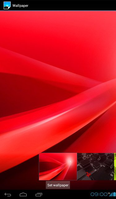 Press the required background image.