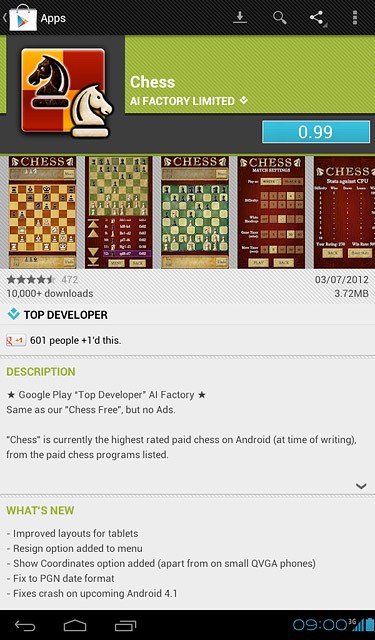 To buy an app:Press the price.