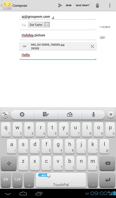 Press SEND.