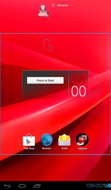 Drag the shortcut to Remove.