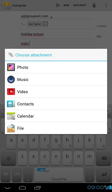 Press File.Go to the required folder.