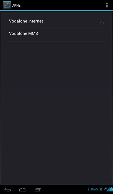 Press the home icon to return to standby mode.