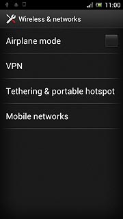 Press Mobile networks.