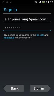 Press Sign in.Follow the instructions on the display to select settings for your Google account.