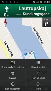 Press Exit navigation.
