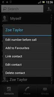 Press Link contact.