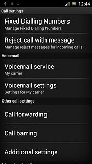 Press Voicemail settings.