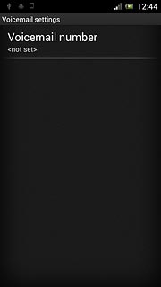 Press Voicemail number.