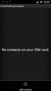 Press Add contact.Key in the required name.