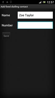 Press the field next to Number and key in the required number.