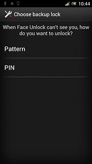 If you select PIN: