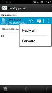 Press Forward.Key in the first letters of the required contact.Matching contacts are displayed.