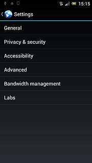 Press Privacy & security.