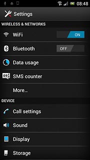 Press Bluetooth.