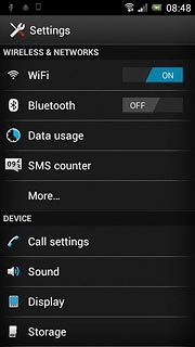 Press Bluetooth.