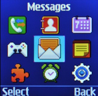 Scroll to Messages and press OK.