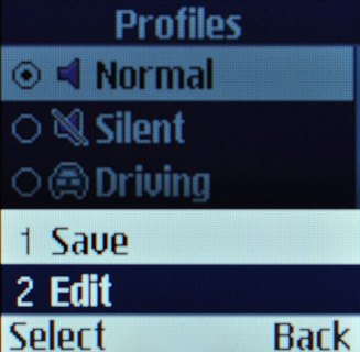 Scroll to Edit and press OK.