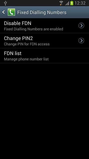 Press Change PIN2.