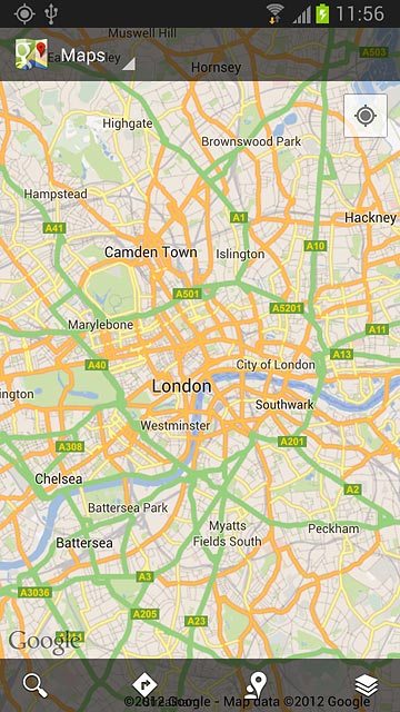 Press the search icon.Key in the required destination.Results matching what you key in are displayed.