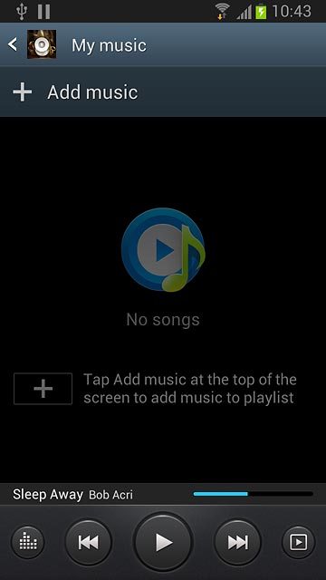 Press Add music.