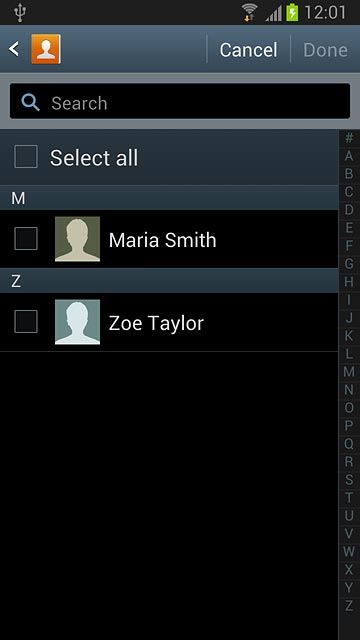 Press Select all.