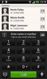 Press and hold 1 to call voicemail.