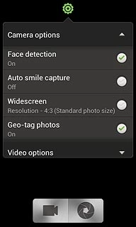 Press the settings icon.