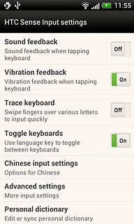 Press Advanced settings.
