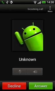 When you have an ongoing call, the new call is signalled by a sound.Press Answer.