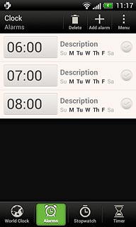 Press Add alarm.