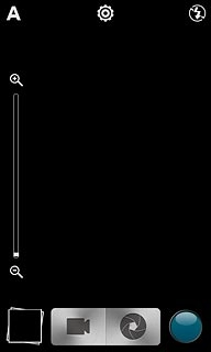 To zoom in or out:Press and drag the indicator to the required position to zoom in or out.