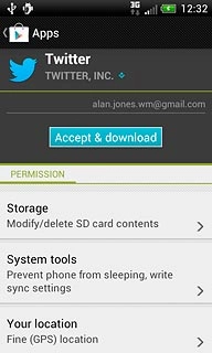 Press Accept & download.Wait while the application is downloaded and installed.