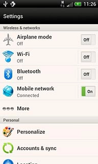 Press Wi-Fi.
