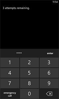 Key in your PIN and press enter.Depending on the current setting, your PIN is turned on or off.