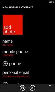 Press the save icon.