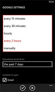 Press the required period or manually.