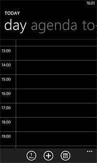 Go to the required date.Press + to create a new appointment.