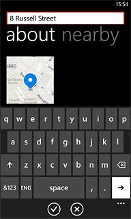 Key in the required name and press the confirm icon to confirm.
