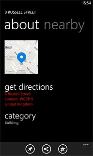 Press get directions to plan a route to the destination.Follow the instructions on the display to go to the selected destination.