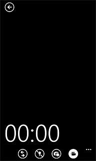 To select video size:Press the dots in the bottom right corner of the display.