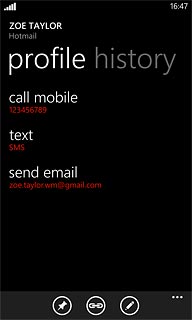 Press the dots in the bottom right corner of the display.