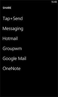 Press Tap+Send.Hold the back of your phone close to back of the receiving device.Follow the instructions on the display to finish the transfer.
