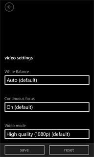 Press the field below Video mode.